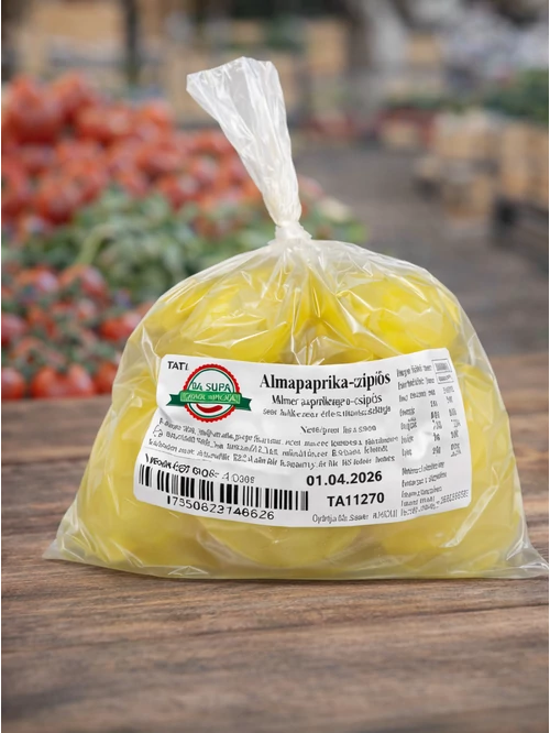 Káposztával töltött Almapaprika